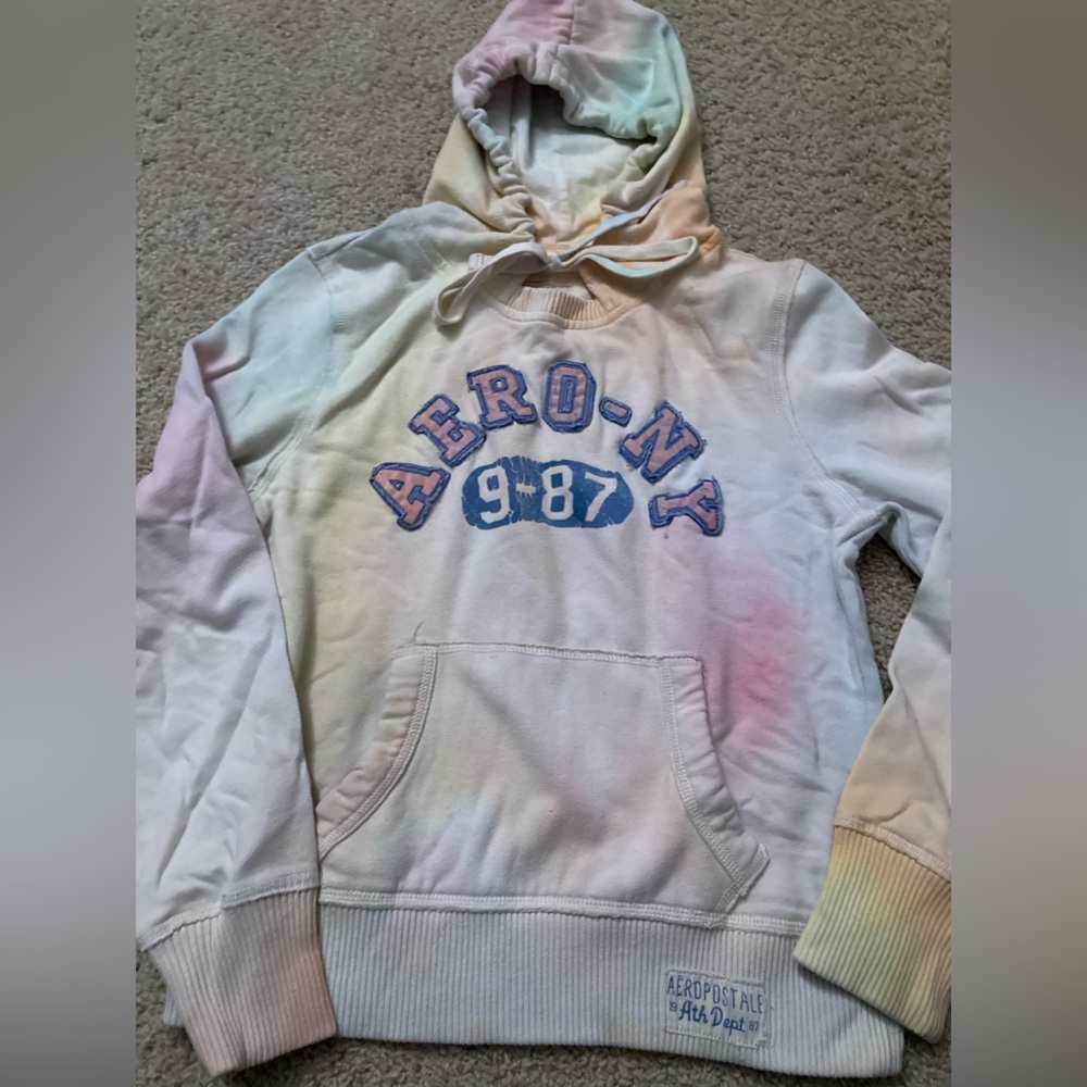 Aeropostale retro tie-dye sweatshirt